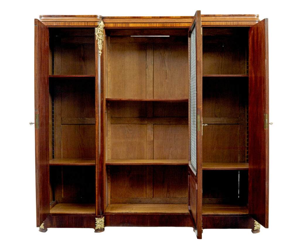 19th Century French Empire Revival Mahogany Cabinet — image 8