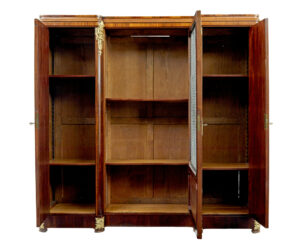 19th Century French Empire Revival Mahogany Cabinet — thumbnail 8