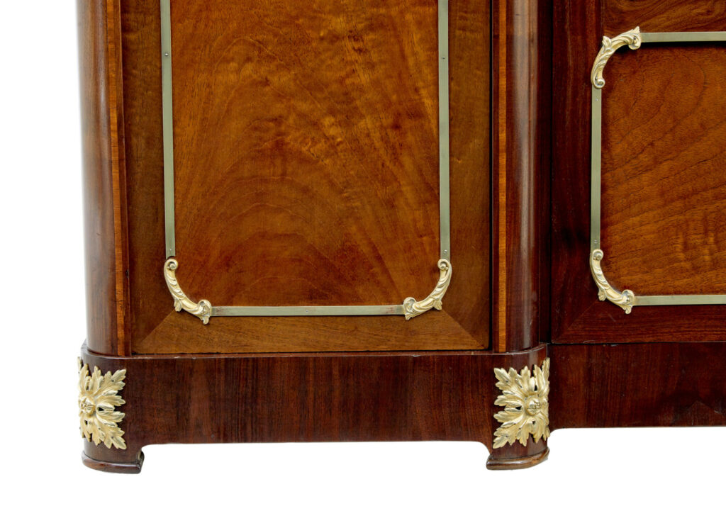 19th Century French Empire Revival Mahogany Cabinet — image 4
