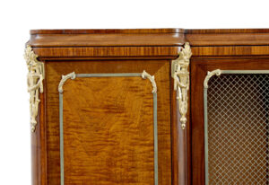 19th Century French Empire Revival Mahogany Cabinet — thumbnail 3