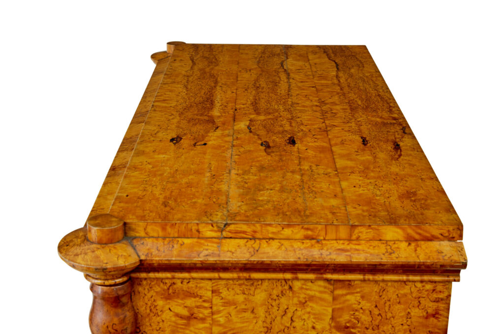 Mid 19th Century Swedish Burr Birch Escritoire — image 2
