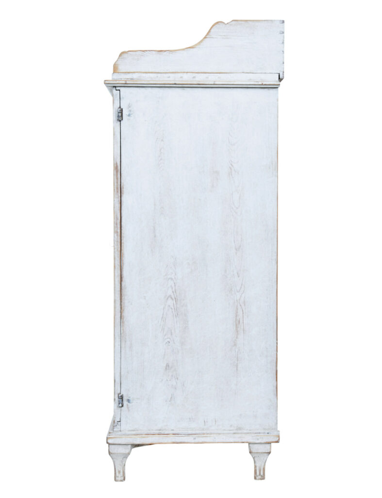 Swedish 19th Century Painted Pine Cupboard — image 8