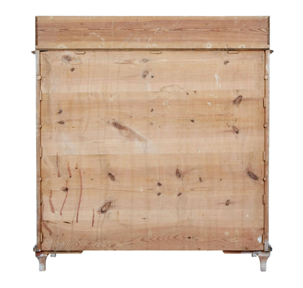 Swedish 19th Century Painted Pine Cupboard — image 7