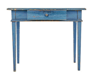 19th Century Hand Painted Swedish Side Table — thumbnail 2