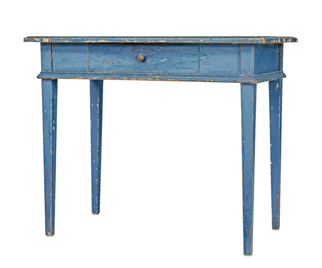 19TH CENTURY HAND PAINTED SWEDISH SIDE TABLE