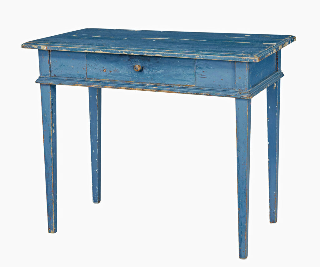 19th Century Hand Painted Swedish Side Table — image 5