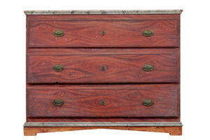 19TH CENTURY HAND PAINTED SWEDISH CHEST OF DRAWERS
