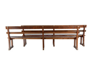 Pair of Scandinavian Painted Pine Benches — thumbnail 7