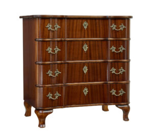 Scandinavian Mid Century Baroque Revival Chest of Drawers — thumbnail 3