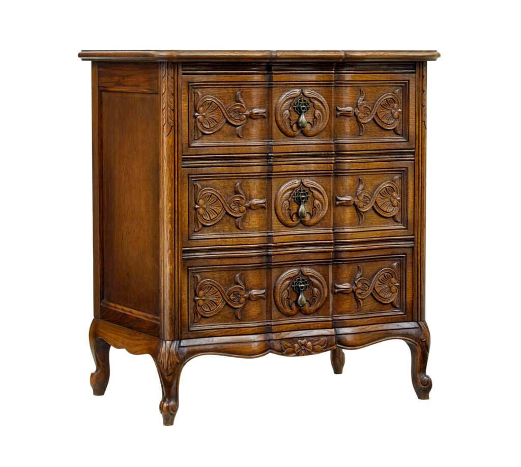 Mid Century Art Nouveau Inspired Chest of Drawers by Smf Bodafors