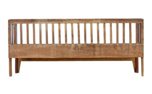 Mid 19th Century Rustic Swedish Hand Painted Pine Bench — thumbnail 5