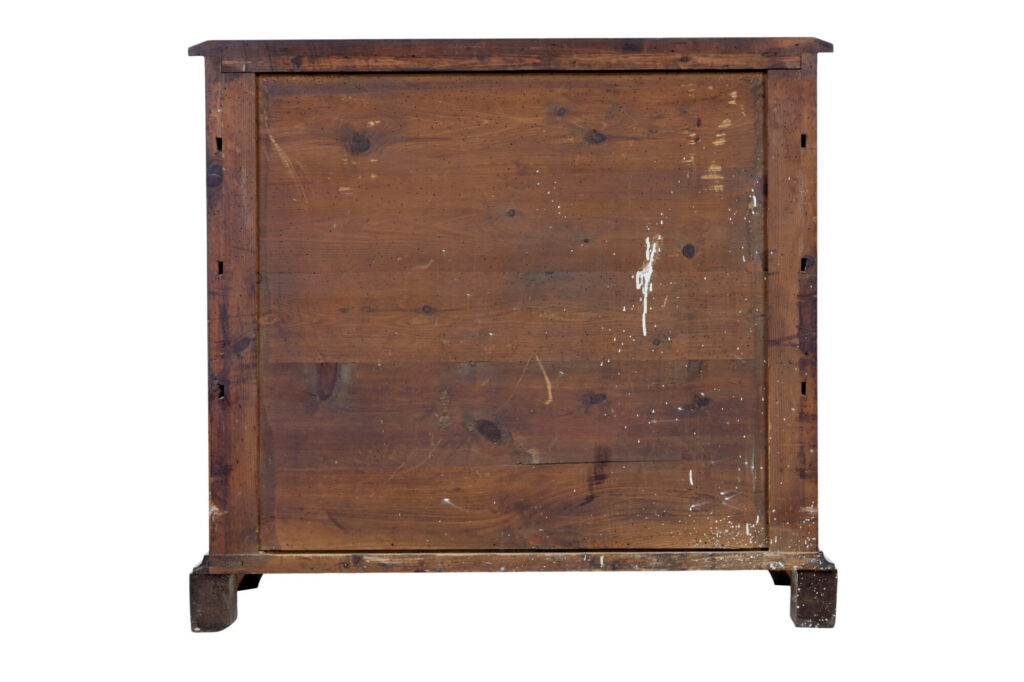 Danish Mid 19th Century Flame Mahogany Chest of Drawers — image 3