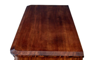 Danish Mid 19th Century Flame Mahogany Chest of Drawers — thumbnail 7