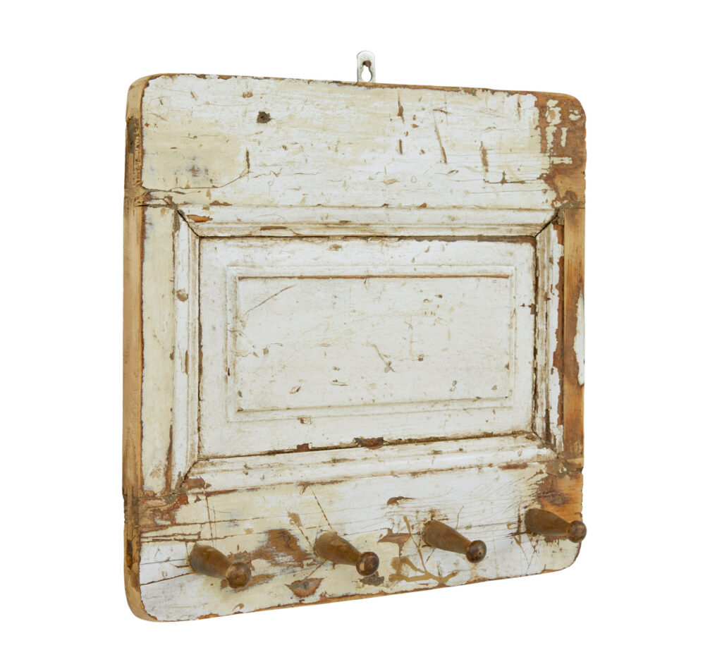Swedish Painted Pine Coat Hooks — image 5