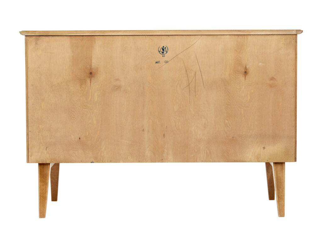 Swedish Mid Century Walnut Chest of Drawers by Smf Bodafors — image 6
