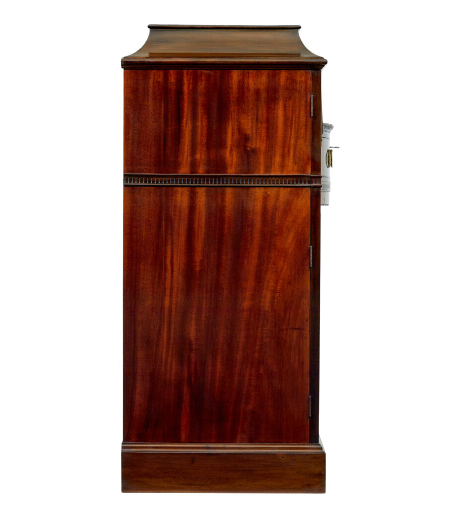 19th Century Adams Revival Carved Mahogany Pedestal Sideboard — image 6