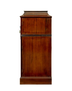 19th Century Adams Revival Carved Mahogany Pedestal Sideboard — thumbnail 4