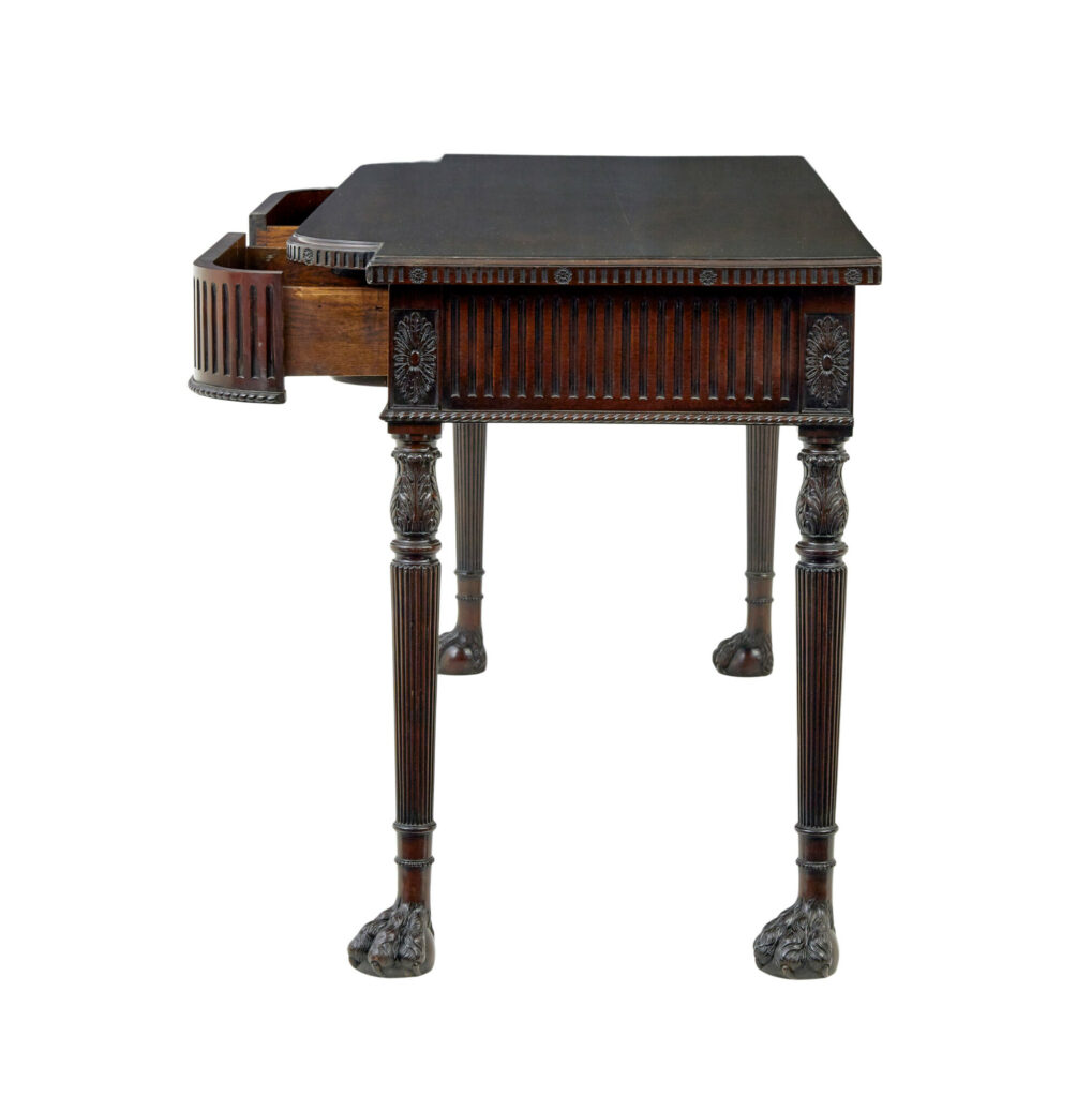 Irish 19th Century Carved Serving Table by Robert Strahan & Co — image 4