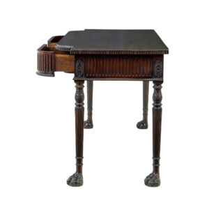 Irish 19th Century Carved Serving Table by Robert Strahan & Co — thumbnail 4