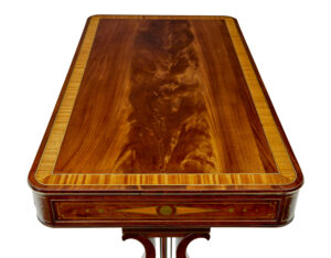 19th Century Regency Brass Inlaid Writing Desk — thumbnail 10