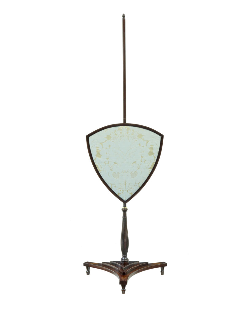 19th Century Inlaid Adjustable Fire Screen — image 3