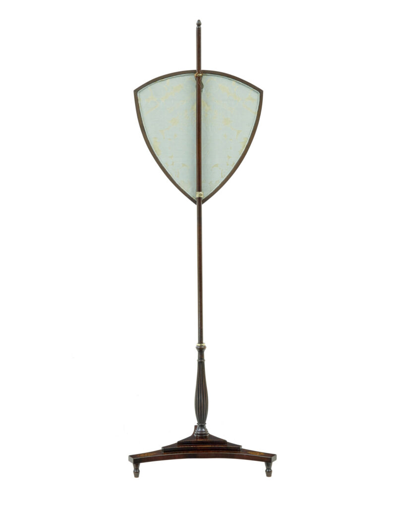 19th Century Inlaid Adjustable Fire Screen — image 5