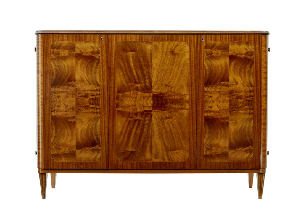 Mid Century Scandinavian Inlaid Teak Sideboard — image 9