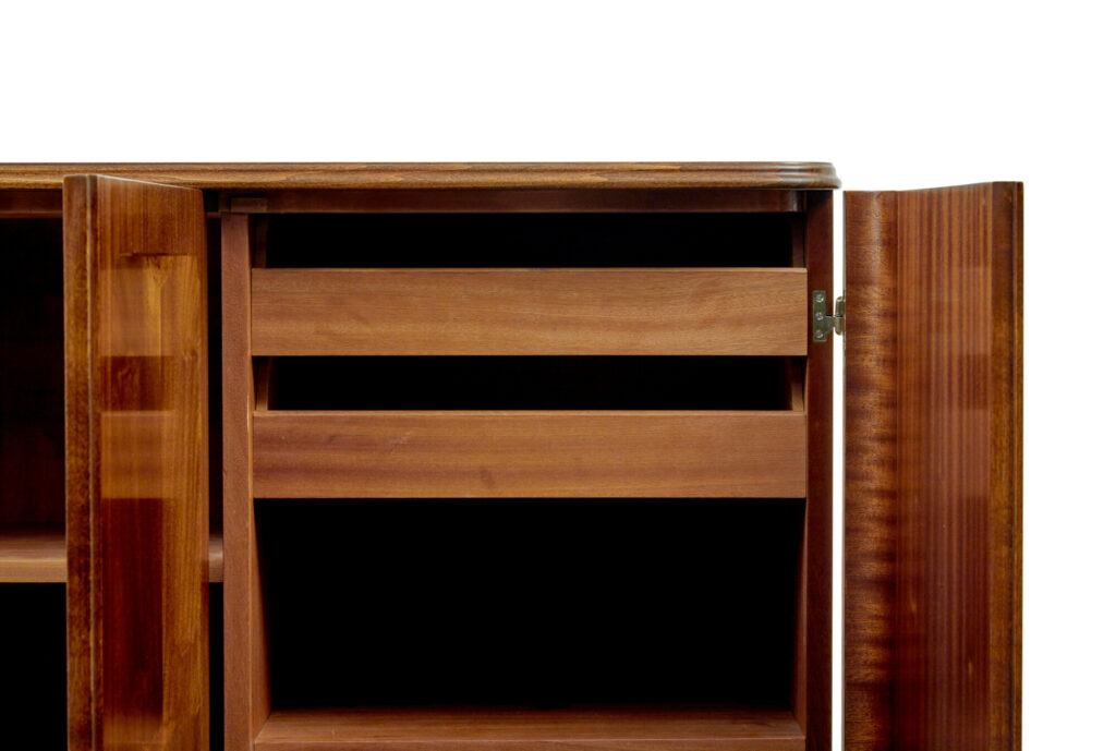 Mid Century Scandinavian Inlaid Teak Sideboard — image 7