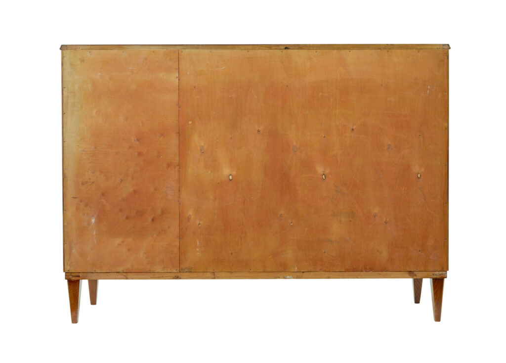 Mid Century Scandinavian Inlaid Teak Sideboard — image 5