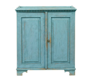 19th Century Scandinavian Painted Pine Double Door Cupboard — thumbnail 6