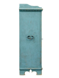 19th Century Scandinavian Painted Pine Double Door Cupboard — thumbnail 4