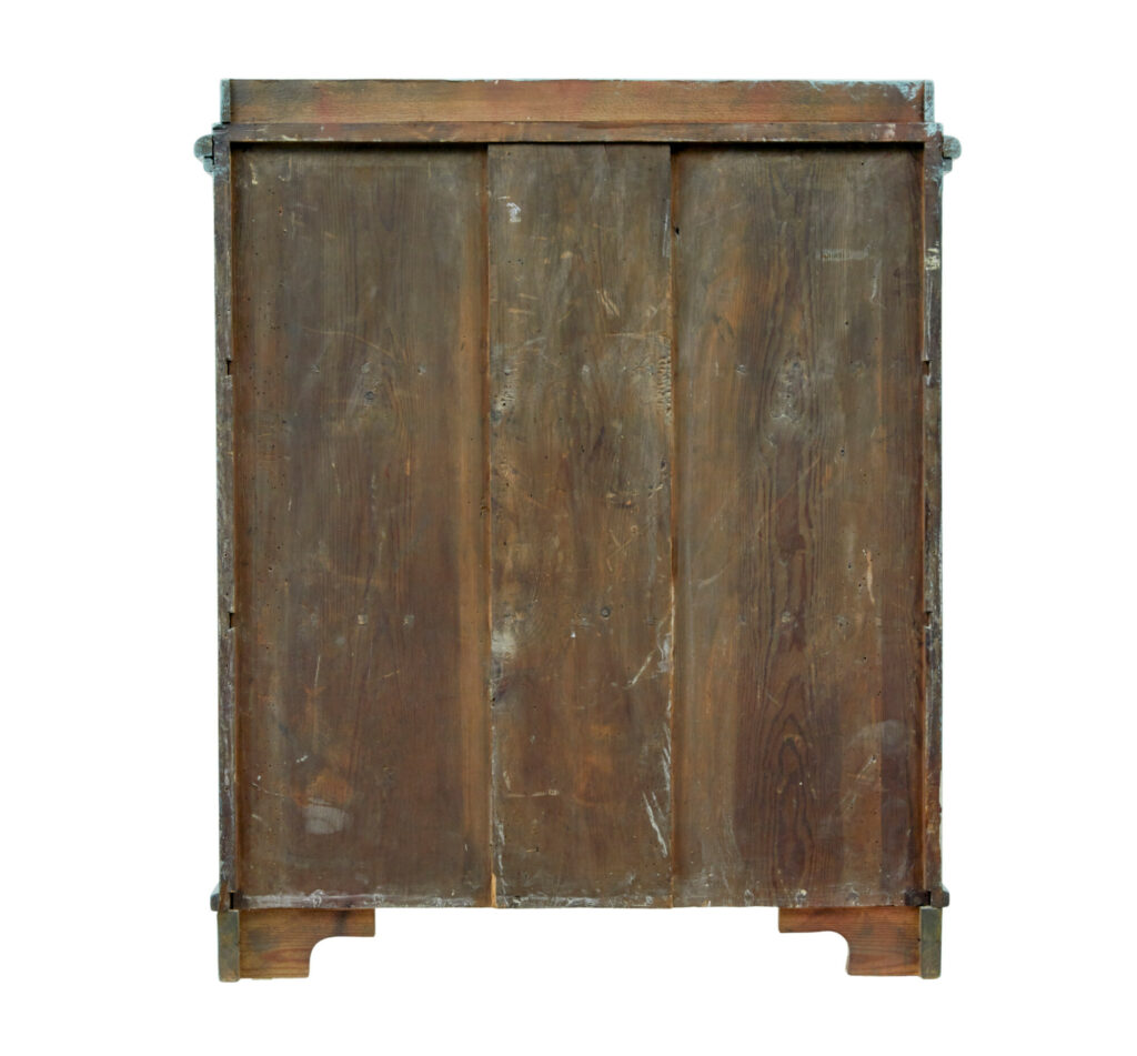 19th Century Scandinavian Painted Pine Double Door Cupboard — image 3