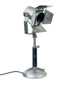 UNUSUAL MID CENTURY ADJUSTABLE INDUSTRIAL DESK LAMP