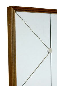 Mid Century Swedish Harlequin Wall Mirror — thumbnail 3