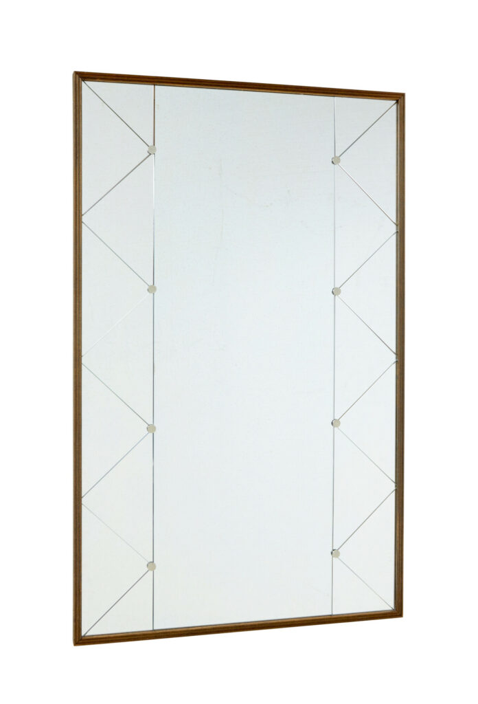 Mid Century Swedish Harlequin Wall Mirror — image 2