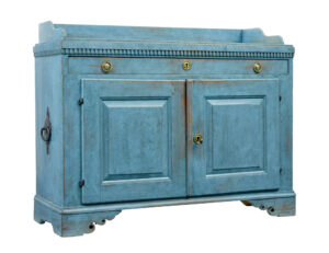 19TH CENTURY SWEDISH HAND PAINTED SMALL DRESSER BASE