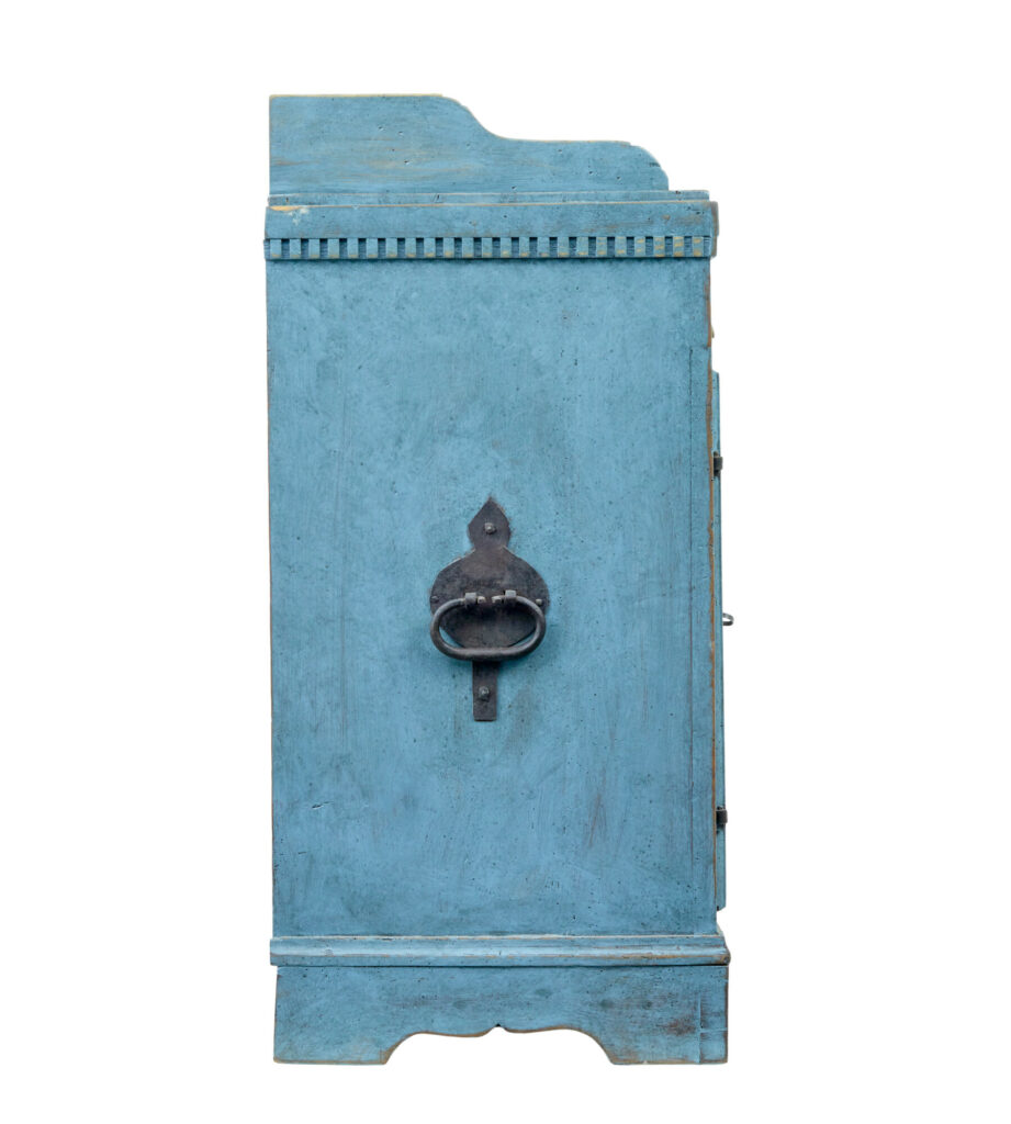 19th Century Swedish Hand Painted Small Dresser Base — image 6