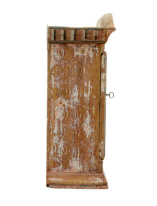Original Hand Painted Swedish Pine Wall Cabinet — thumbnail 4