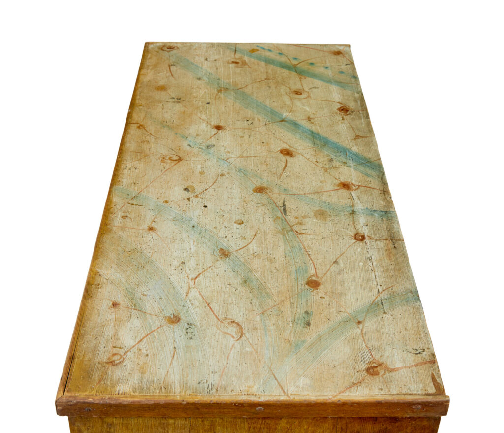 Mid 19th Century Traditional Swedish Painted Chest of Drawers — image 9