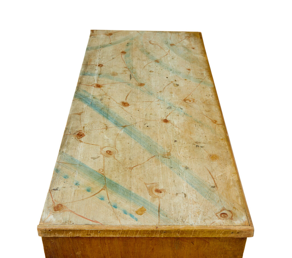 Mid 19th Century Traditional Swedish Painted Chest of Drawers — image 8