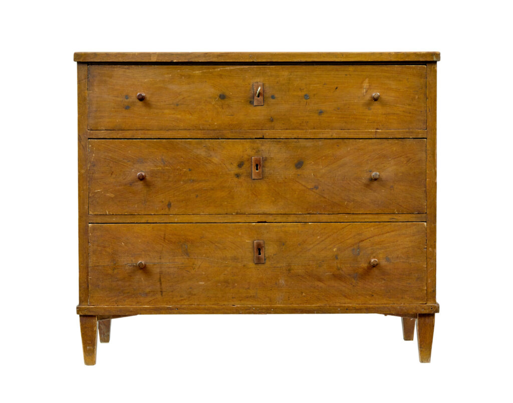 Mid 19th Century Traditional Swedish Painted Chest of Drawers — image 6