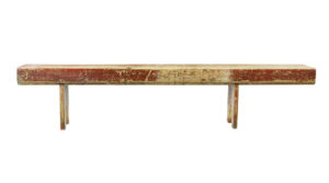 Swedish 19th Century Painted Pine Kitchen Bench — thumbnail 7