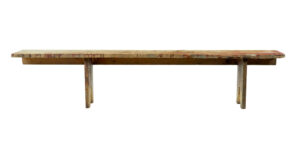Swedish 19th Century Painted Pine Kitchen Bench — thumbnail 6