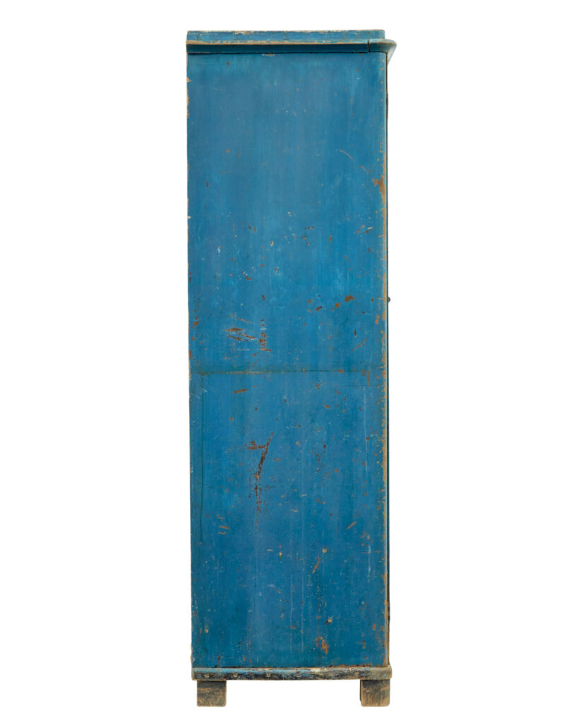 Mid 19th Century Rustic Scandinavian Painted Cupboard — image 10