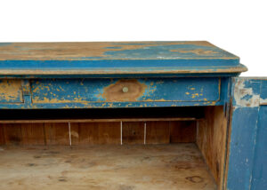 Mid 19th Century Rustic Scandinavian Painted Cupboard — thumbnail 5