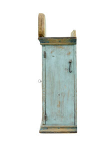 Finnish 19th Century Painted Pine Wall Cupboard — thumbnail 7
