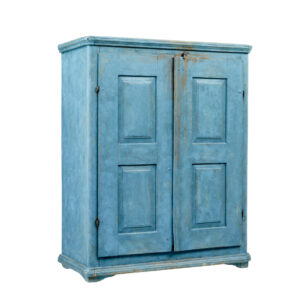 19TH CENTURY SWEDISH PAINTED PINE CUPBOARD