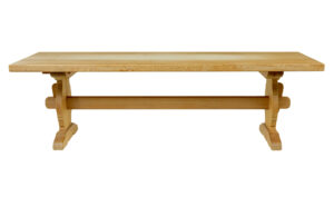 Mid Century Swedish Solid Pine Dining Table — thumbnail 5