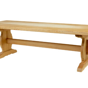 MID CENTURY SWEDISH SOLID PINE DINING TABLE