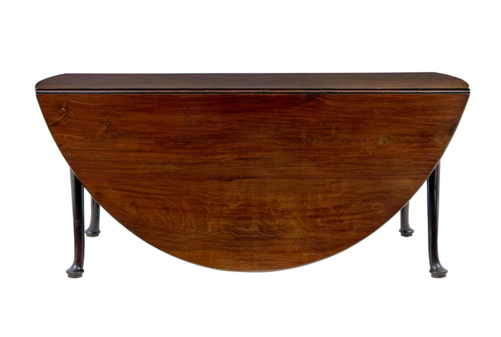 Large Early 19th Century Georgian Gate Leg Dining Table — image 8